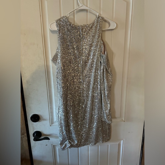 ASOS | Dresses | Asos Design Off Shoulder sequin mini dress women size large - Picture 3 of 13